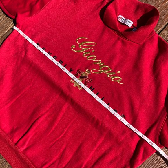 Vintage Sweatshirt Giorgio Beverly Hills Collared - Picture 6 of 8